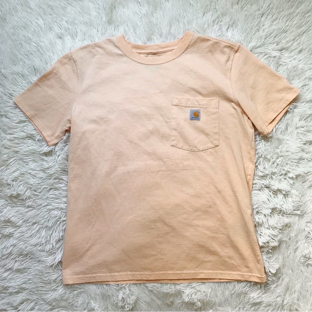 Carhartt Women’s Loose Fit Tee Shirt in Peach Size M